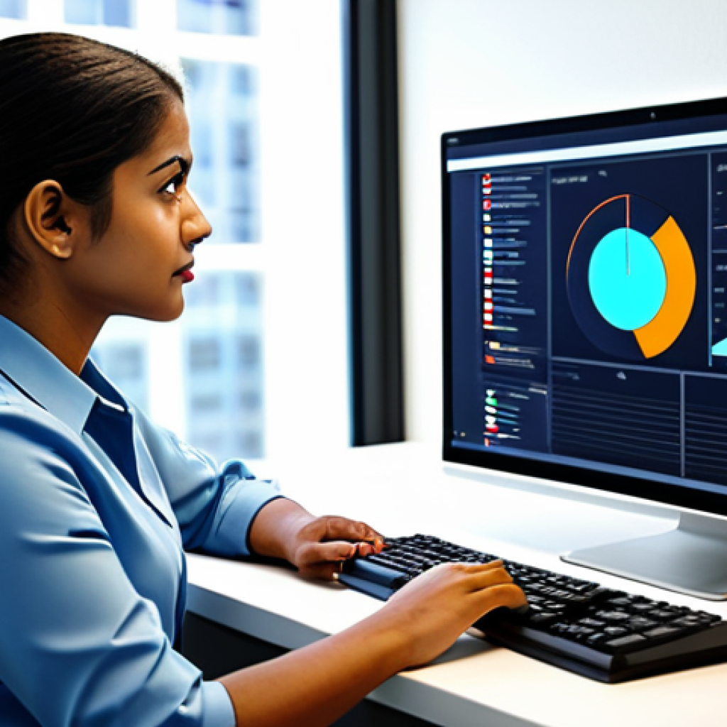 **
"A professional डेटा साइंटिस्ट in a modern office, analyzing data on a computer screen, fully clothed, appropriate attire, safe for work, perfect anatomy, natural proportions, professional, family-friendly, high quality"
**