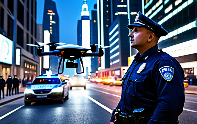 AI와 드론 기술의 융합 사례 - **
"A farmer in a rural Indian setting, inspecting crops with an AI-powered drone hovering nearby, ... AI와 드론 기술의 융합 사례 - **
"A farmer in a rural Indian setting, inspecting crops with an AI-powered drone hovering nearby, ...
