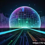 머신러닝 알고리즘 선택 가이드 - **Prompt:** A vibrant, futuristic digital art piece depicting the essence of "Data is Everything" in...